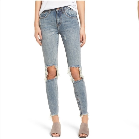 One x one teaspoon freebirds destroyed jeans sz 25 - Picture 1 of 8